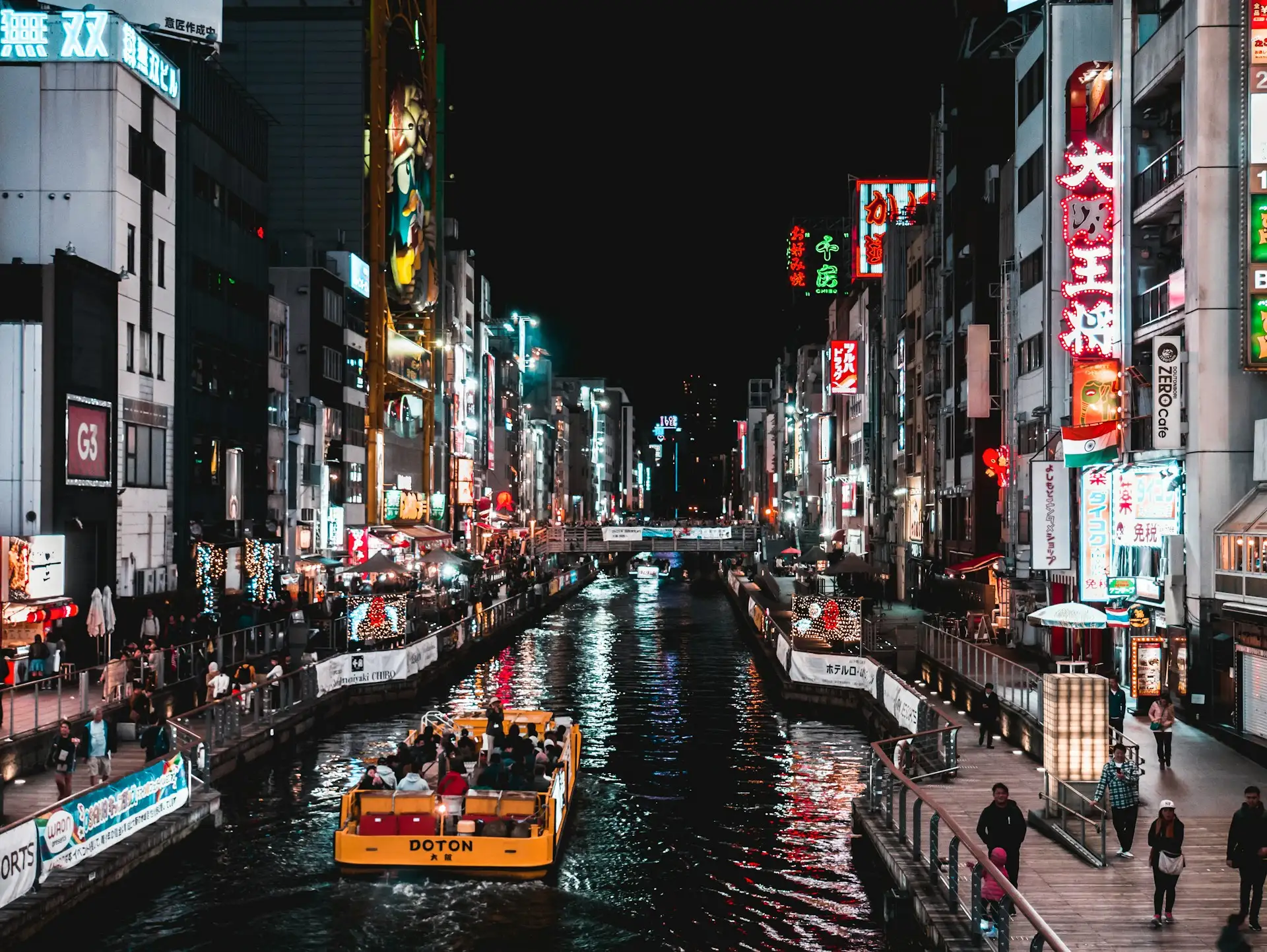 Dotonbori i znak Glico Man