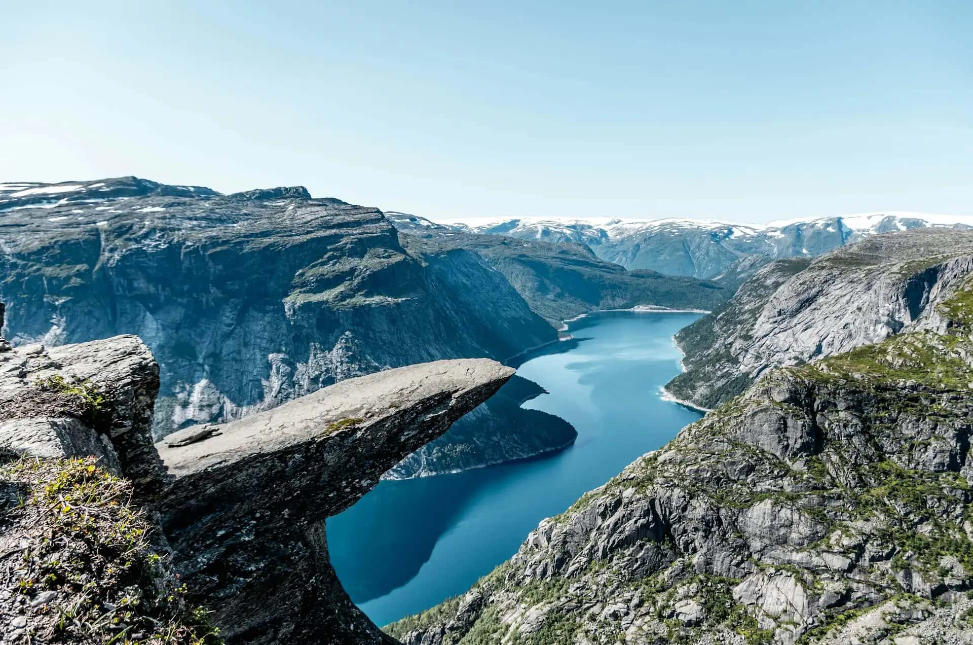 Trolltunga (Język Trolla) - popularna atrakcja turystyczna w Norwegia