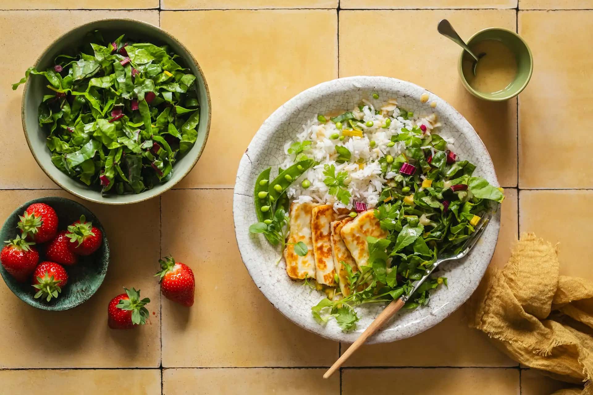 Potrawa Halloumi - tradycyjna kuchnia Cypr