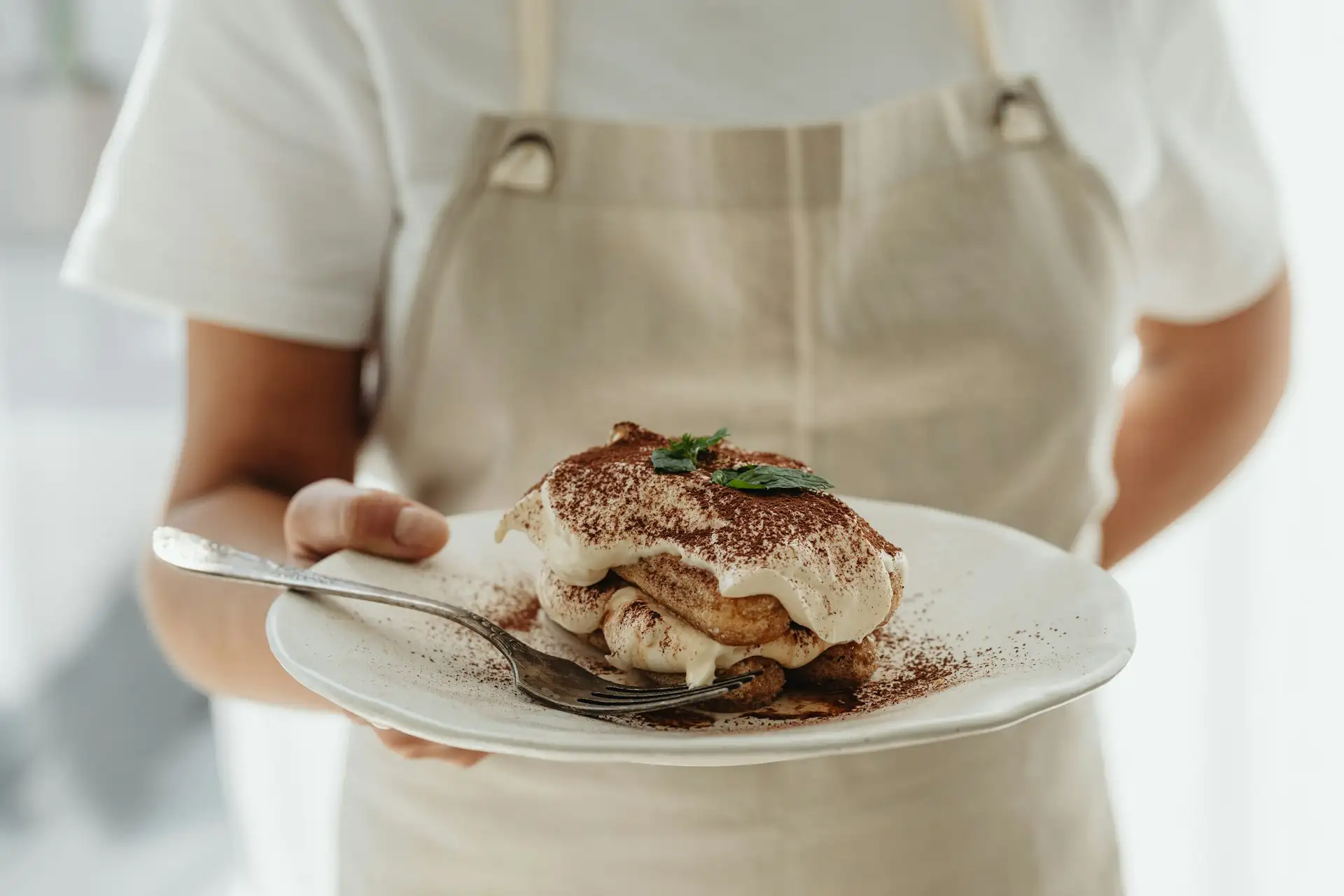 Potrawa Tiramisu - tradycyjna kuchnia Włochy