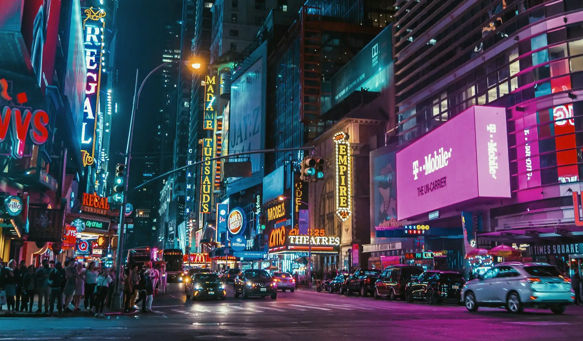 Times Square Nocą